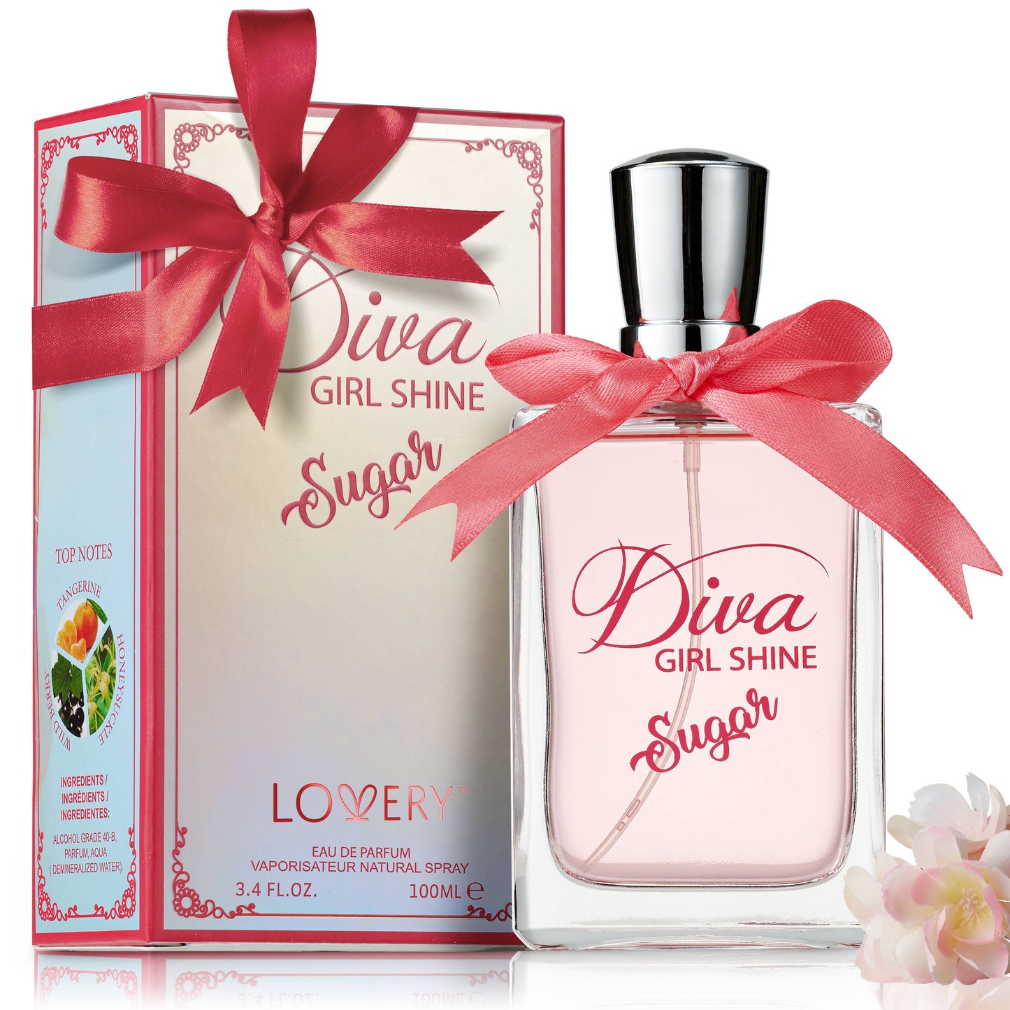 Diva Girl Shine 3.4oz Perfume Spray Gift Set, Body Mist
