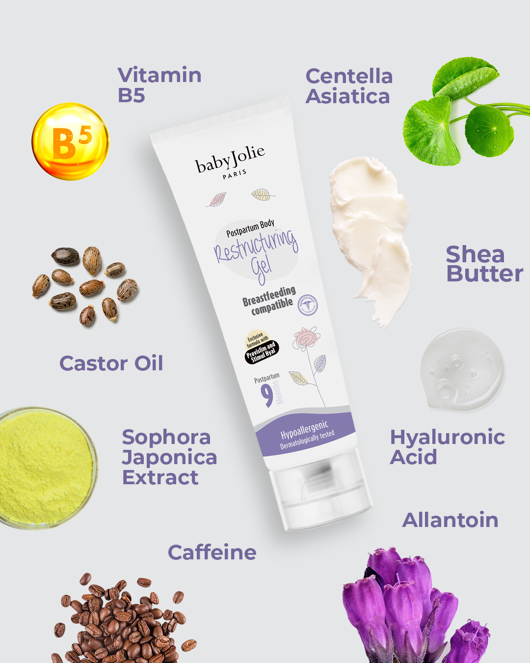 Baby Jolie Postpartum Body Restructuring Gel | Firming Cream