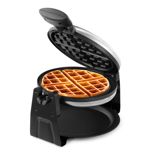 7" Rotary Belgian Waffle Maker Stainless Steel - Individual