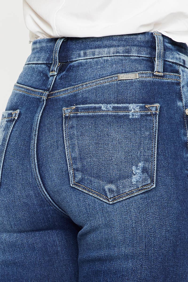 OPEN PACK HIGH RISE BOOTCUT JEANS-KC9373D