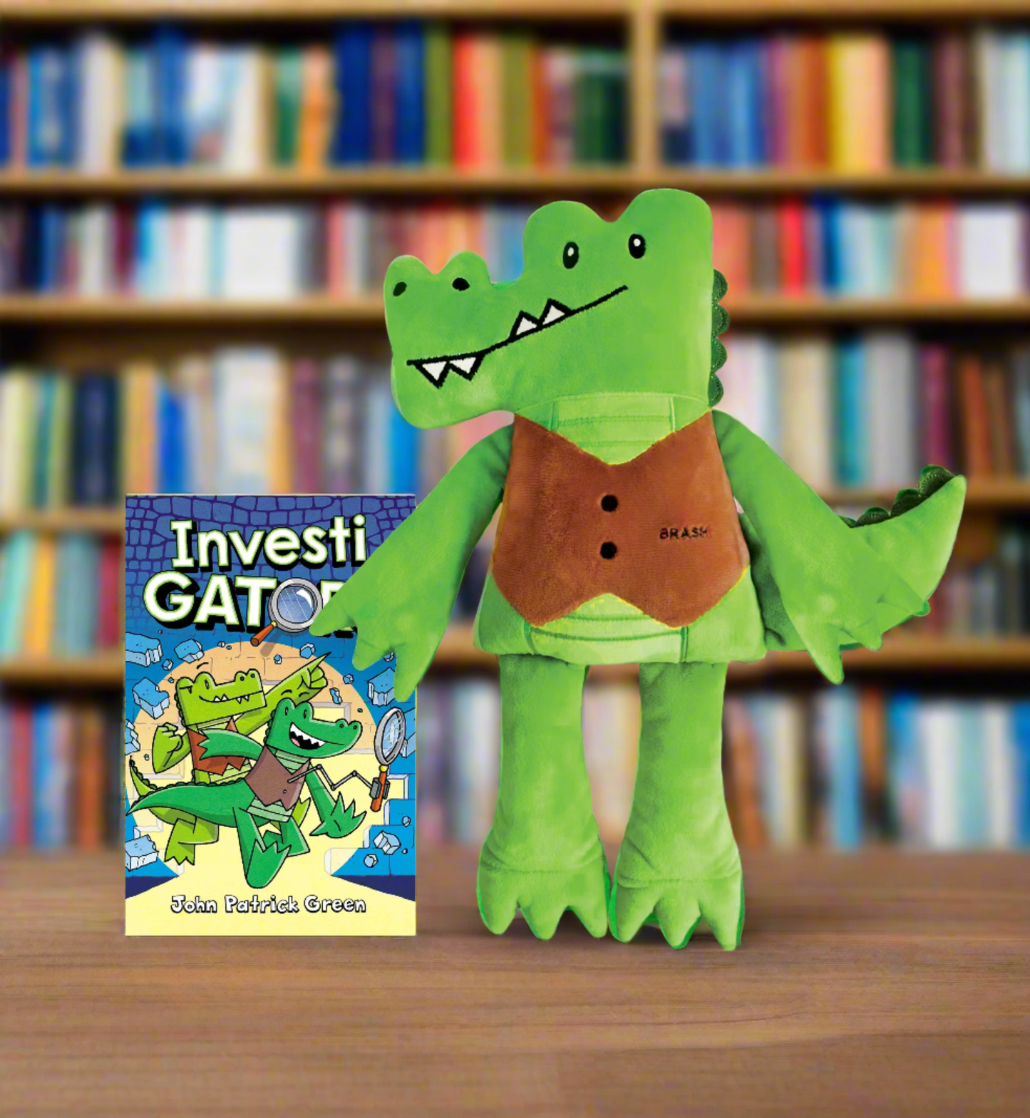 InvestiGators Flip Plush with hardcover book