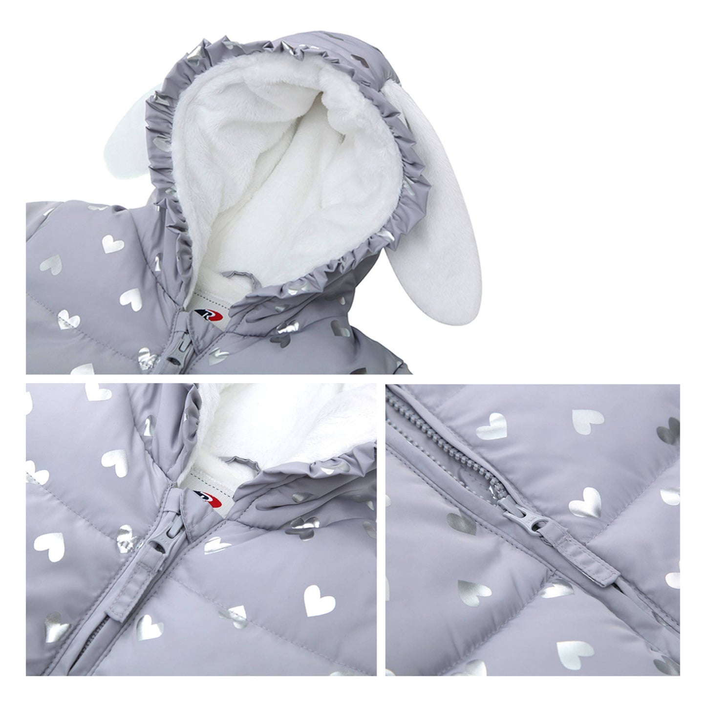 Baby Toddler Girls' Fleece Lined Puffer Coat