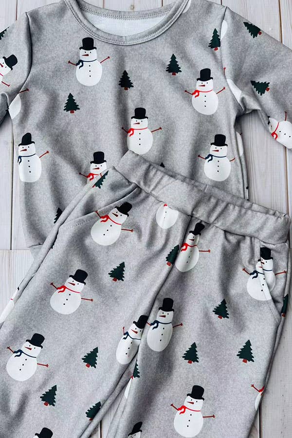 Christmas top & pant 2pc boy sweatshirts set DLH2890
