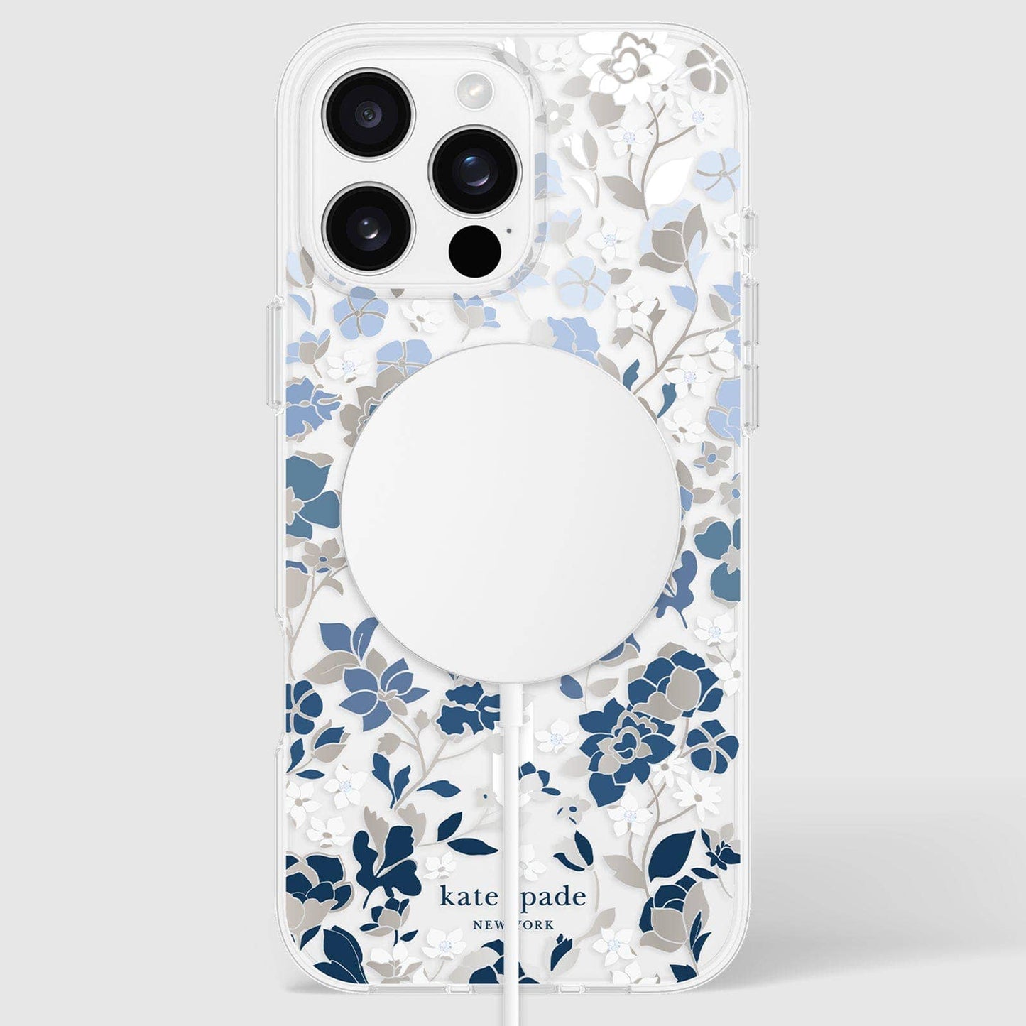 Kate spade new york iPhone 16 Pro Max Flowerbed Blue MagSafe