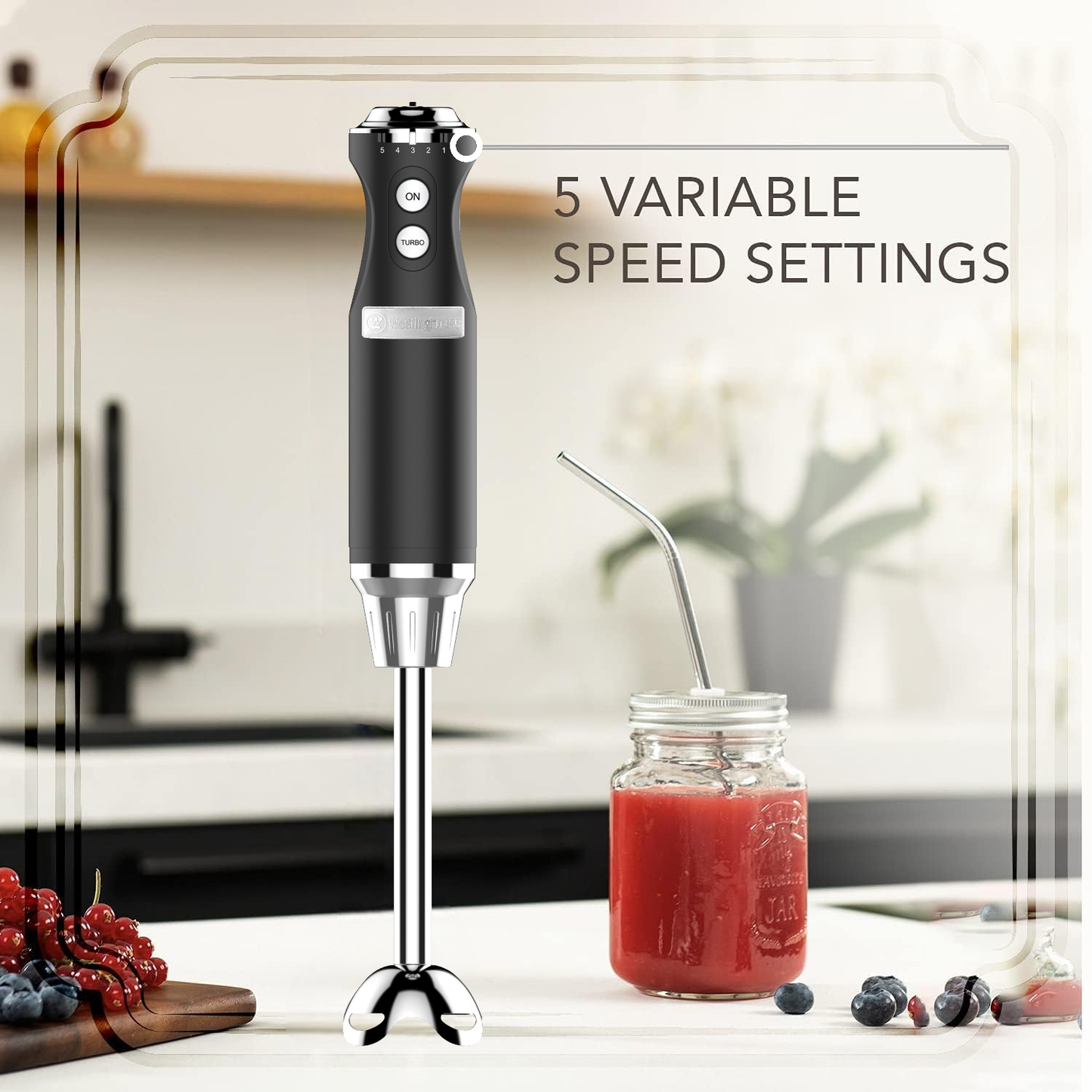 Westinghouse Multi-Speed Hand Blender - Retro Series