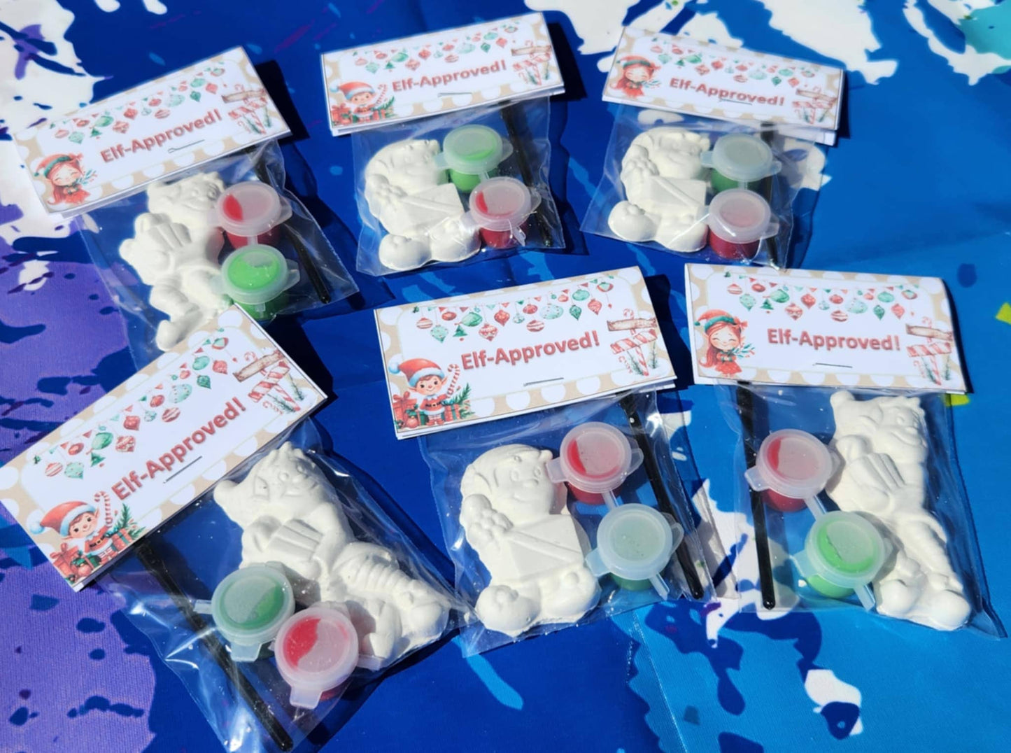 Little Elf Christmas Plaster Paint Kits | Party Activity