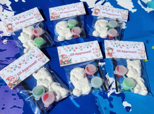 Little Elf Christmas Plaster Paint Kits | Party Activity