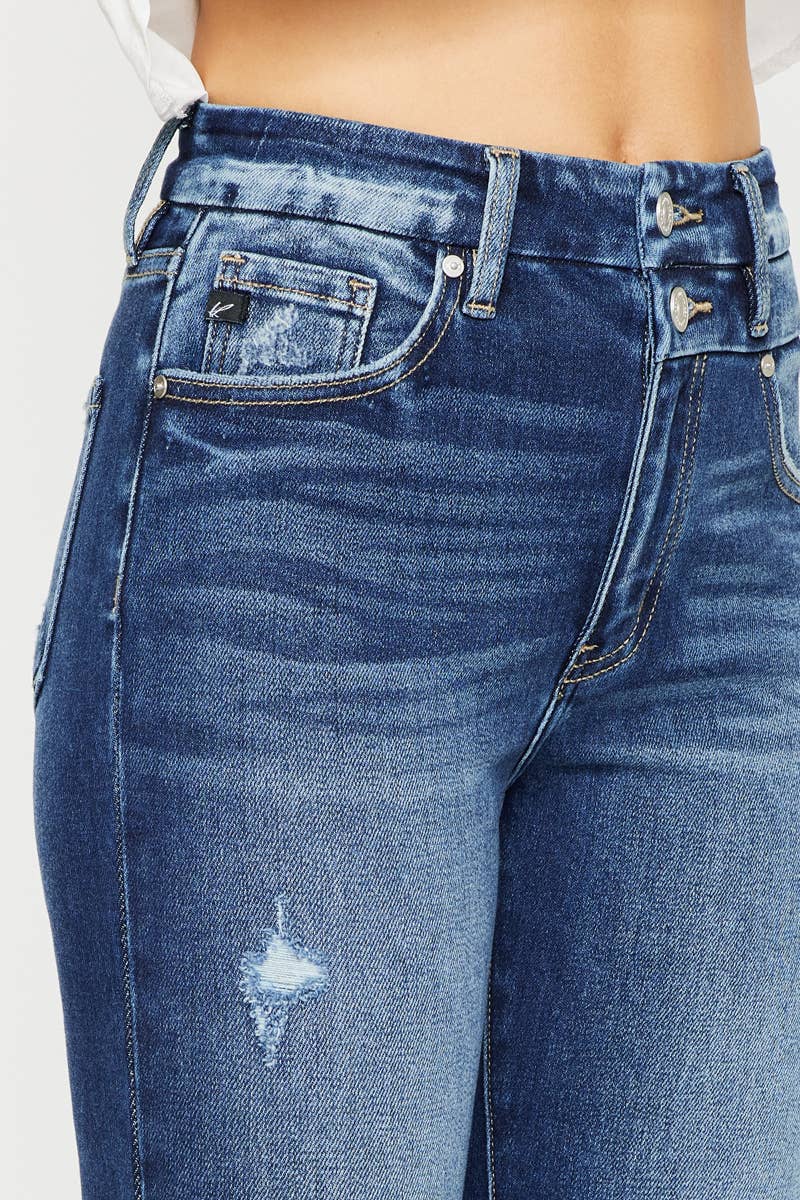 OPEN PACK HIGH RISE BOOTCUT JEANS-KC9373D