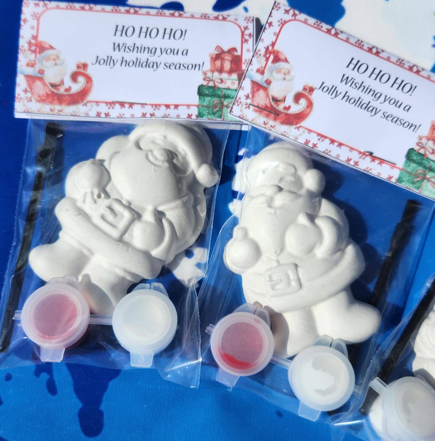 Santa Christmas Plaster Paint Kits | Party Activity