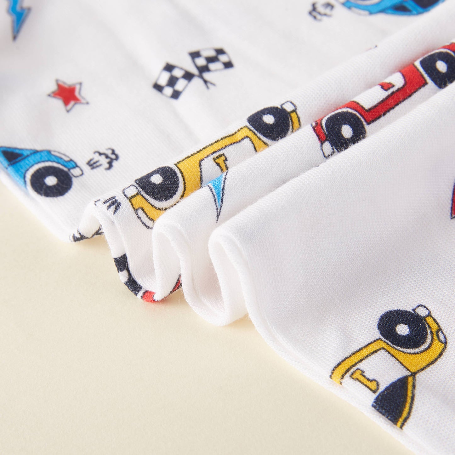 95% Viscose from Bamboo Racing Cars Kids Pajama Pants Set