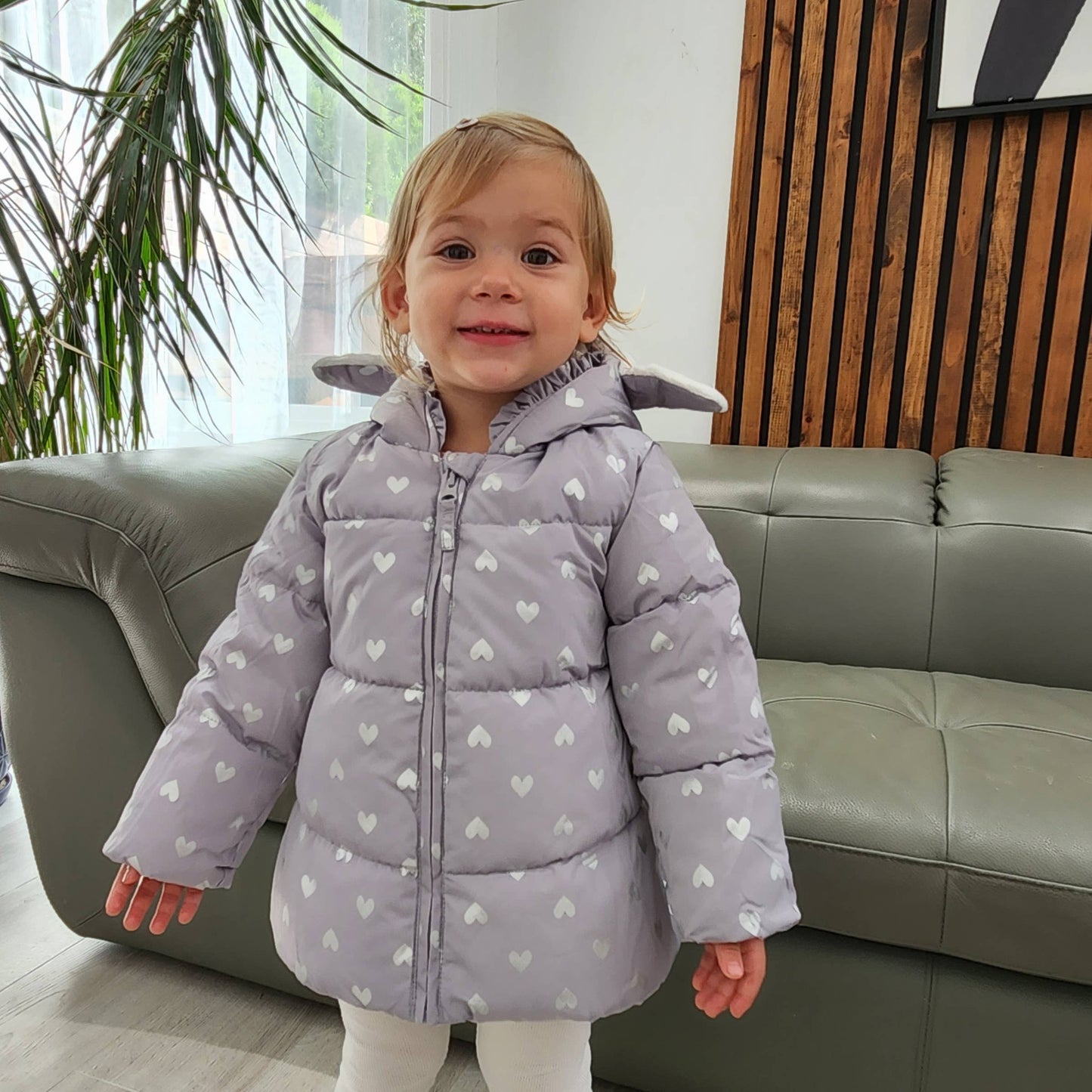 Baby Toddler Girls' Fleece Lined Puffer Coat