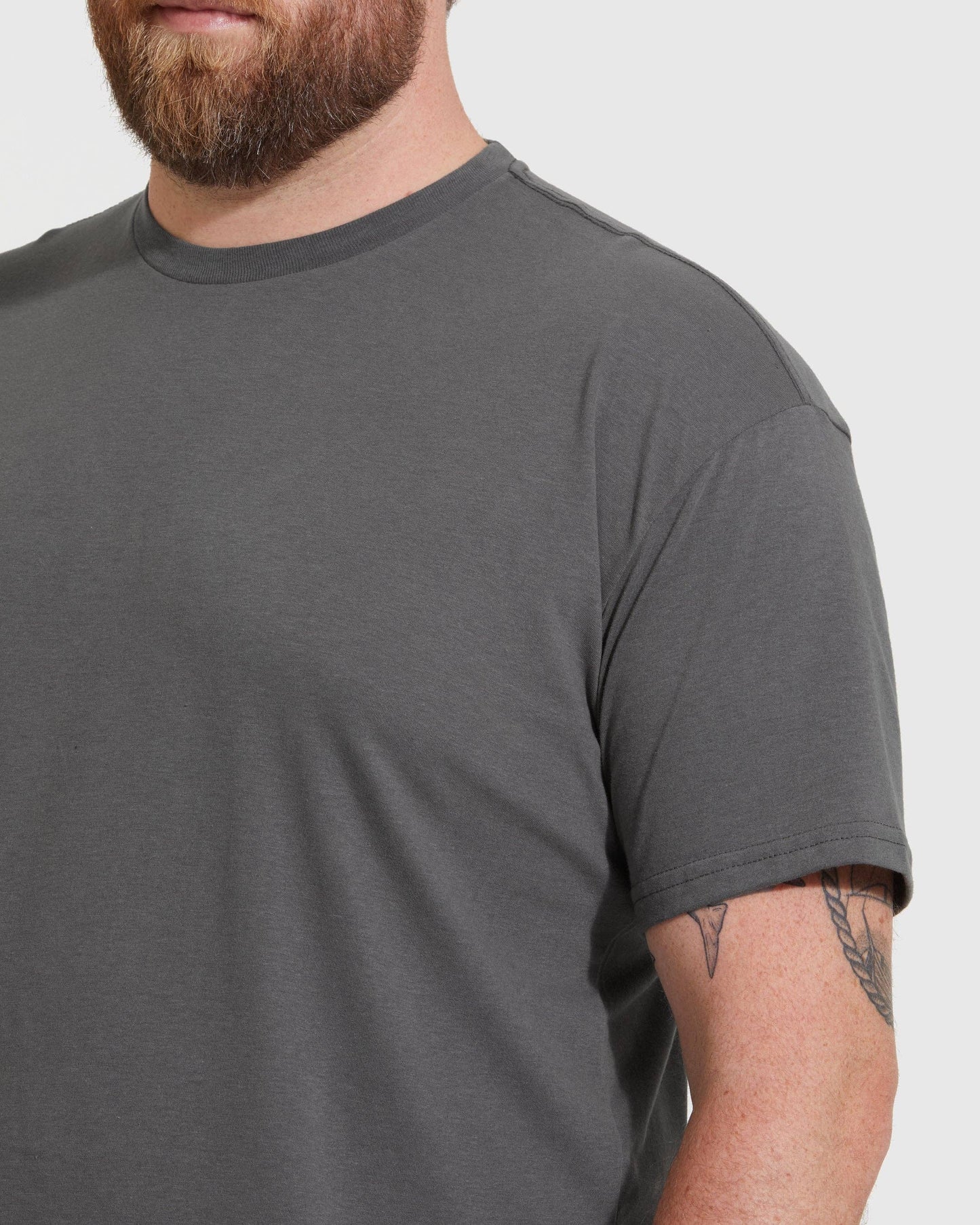 Short Sleeve T-Shirt | Crew Neck | Carbon