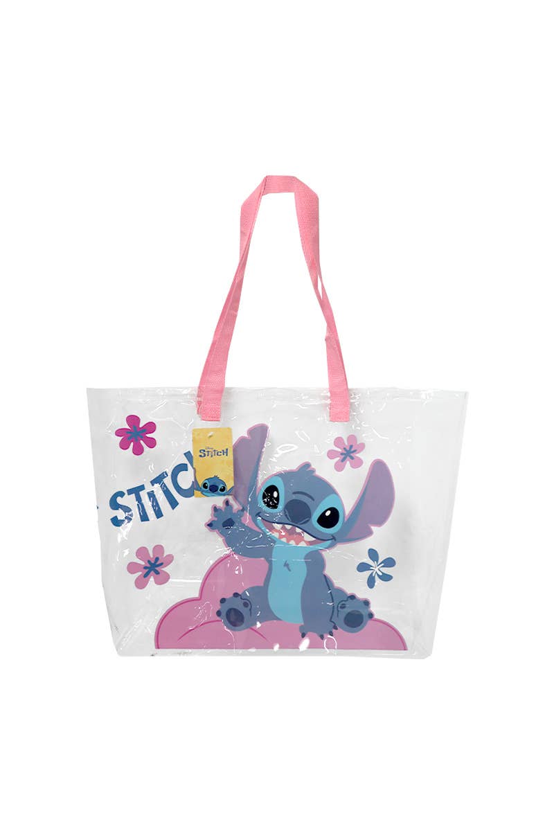UPD HTSO Disney Stitch Transparent Beach Tote Bag -