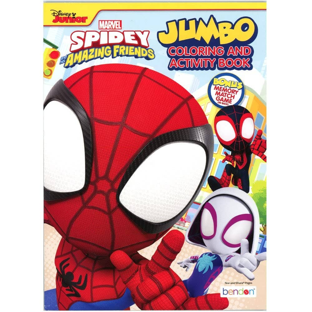 Spidey & Friend 80PG Coloring Book