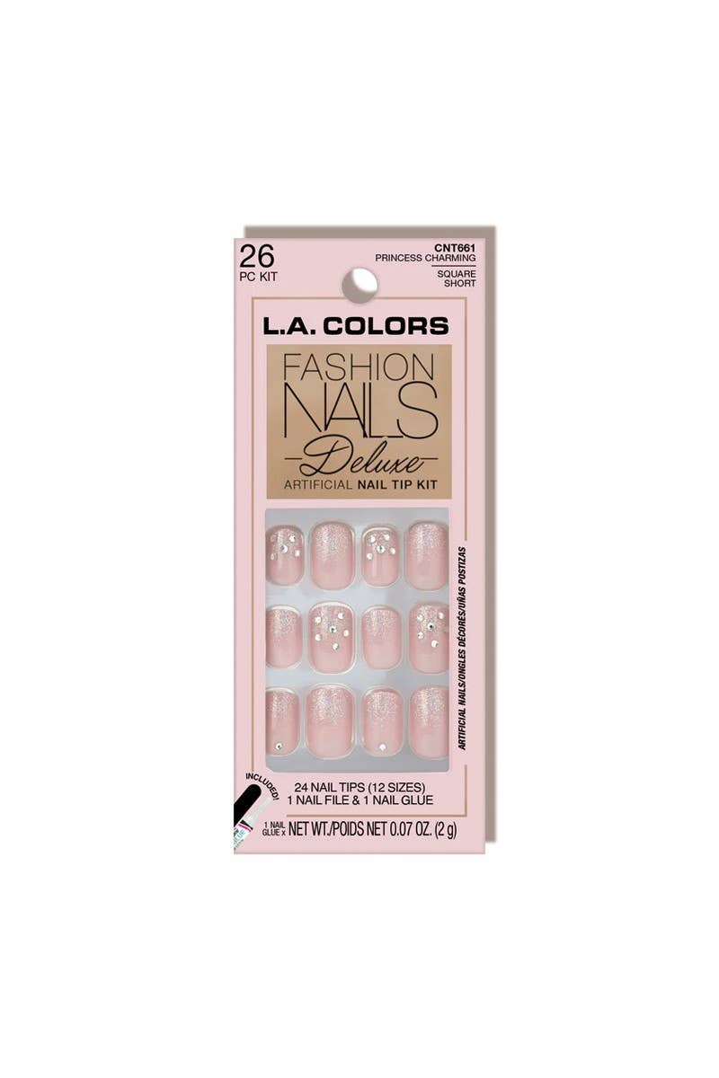 LA Colors CNT661 Princess Fashion Nails Deluxe Nail Tip - 3