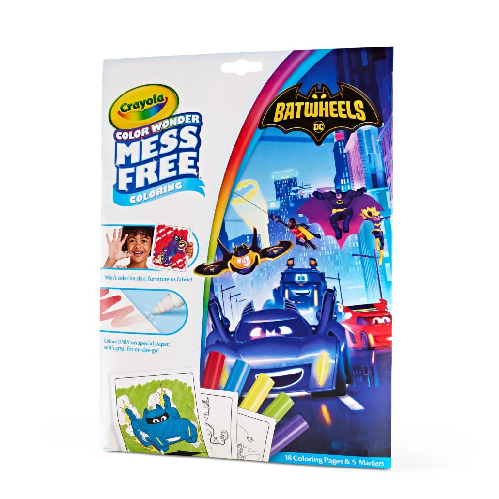 DC Batwheels Color Wonder Coloring Pad & Markers by Crayola