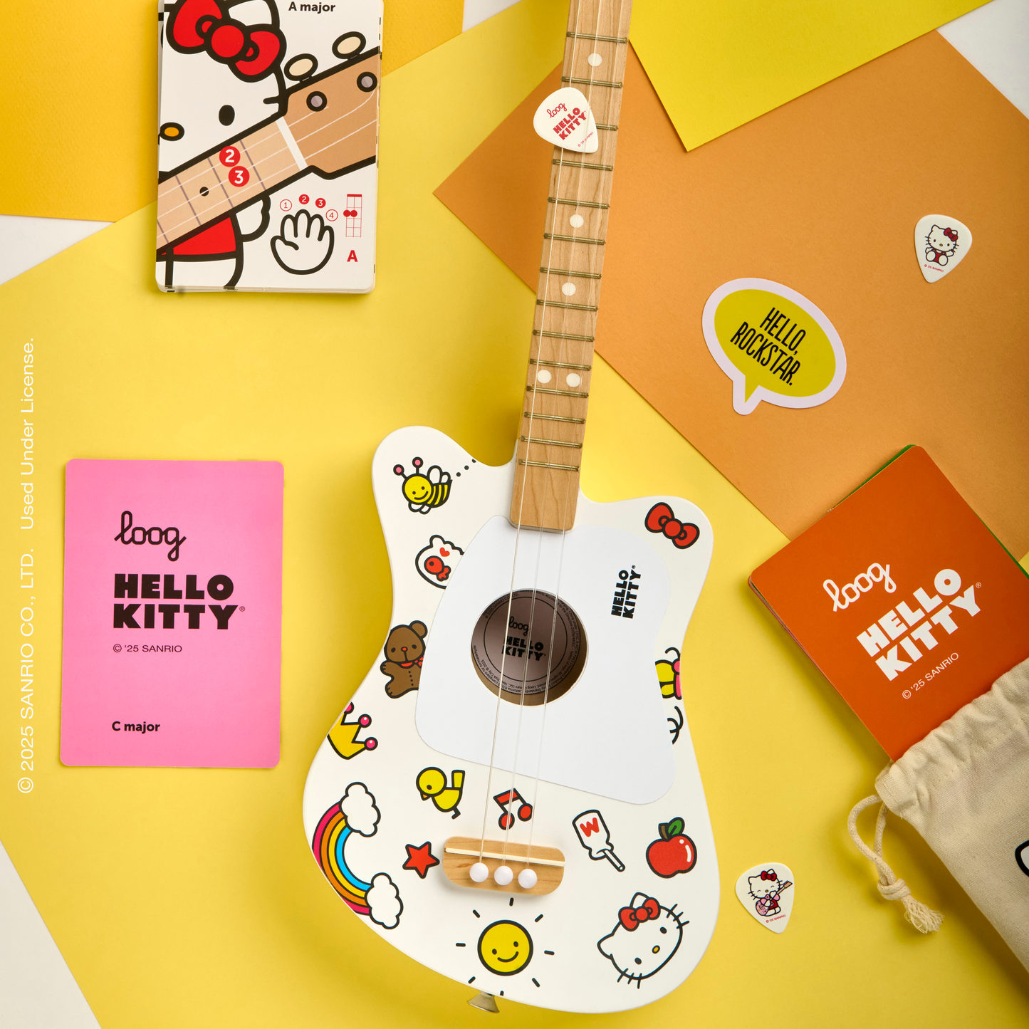Loog x Hello Kitty®️ Mini Guitar