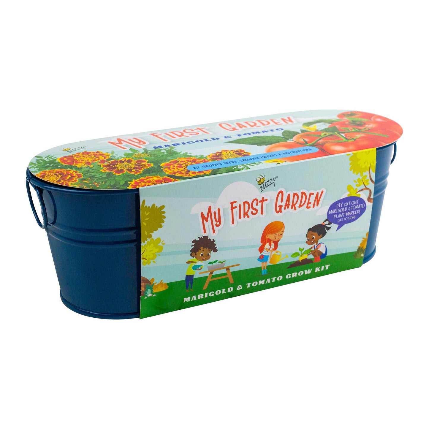 My First Garden Windowsill - Marigold and Tomato Grow Kit