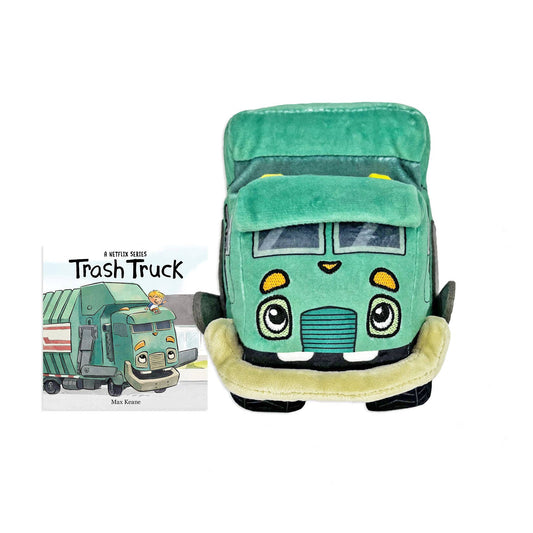 Trash Truck Plush with board book