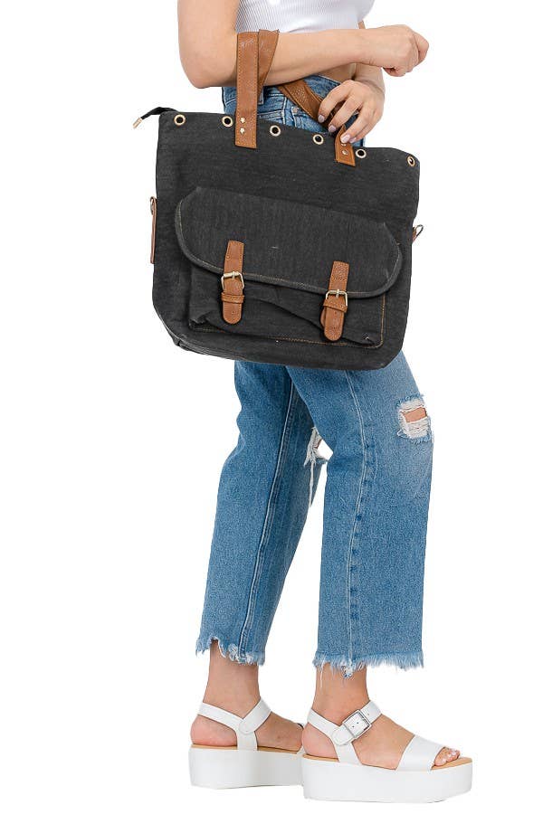 Crossbody Tote Bag Backpack