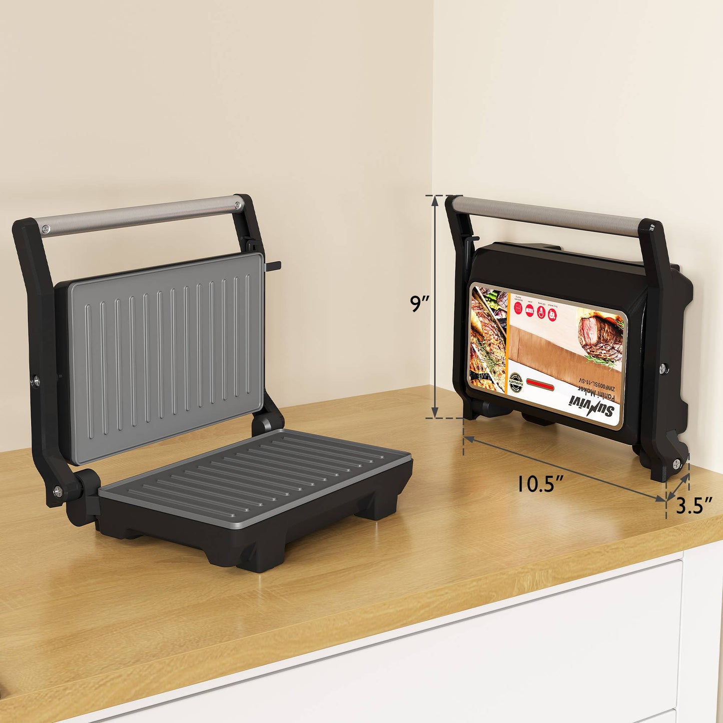 Panini Press Sandwich Maker: Electric Panini Press Grill