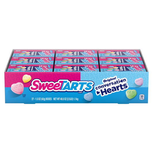 SweeTARTS Valentine Conversation Hearts, 1.5oz, 27ct