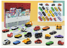 (CARS)25 DAYS UNTIL CHRISTMAS CALENDER FIDGET TOY.