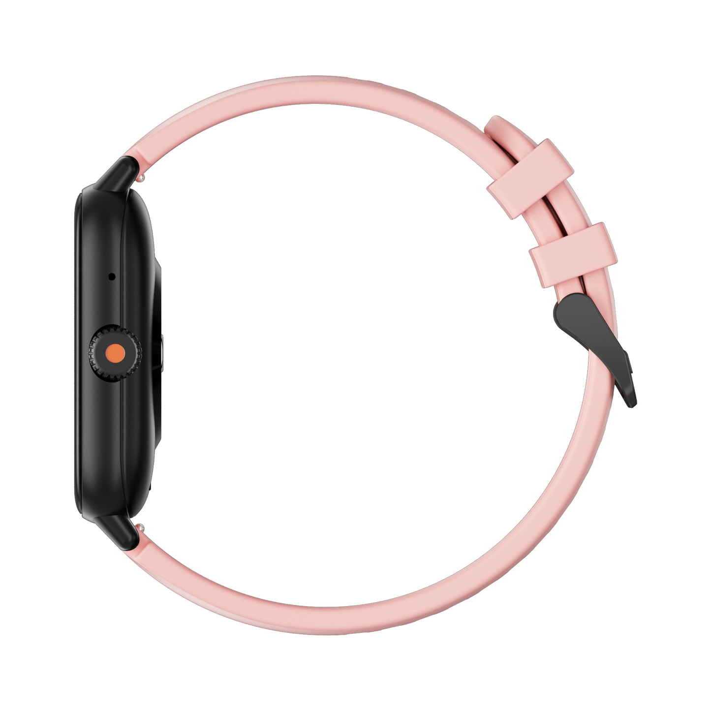 Smart Rectangle Pink silicon watch works w/Android & Apple