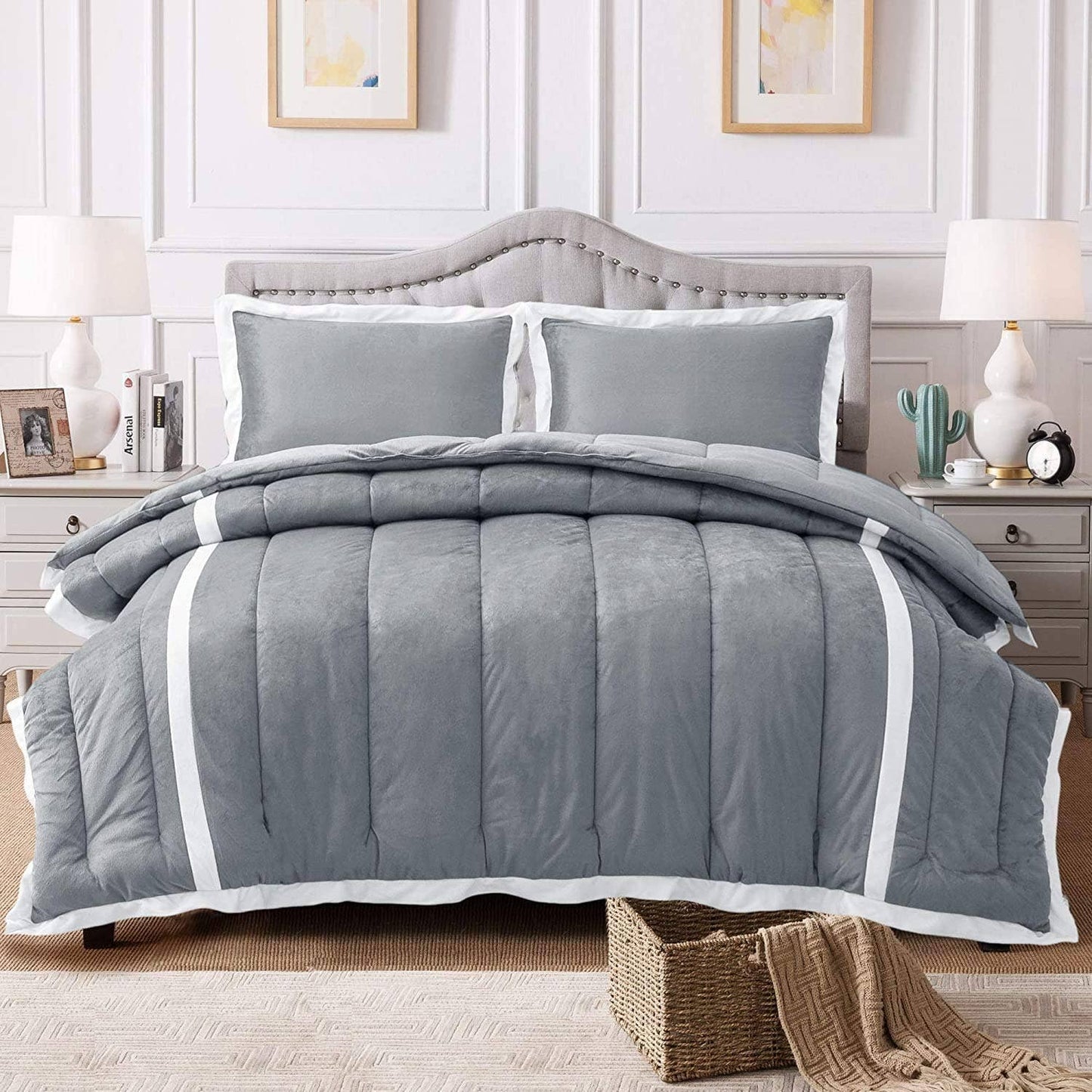 Down Alternative Comforter Set with Plush Microfiber