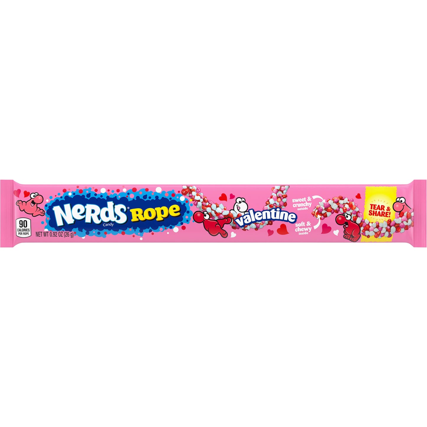 Nerds Rope Valentine Candy, 24ct Display Box