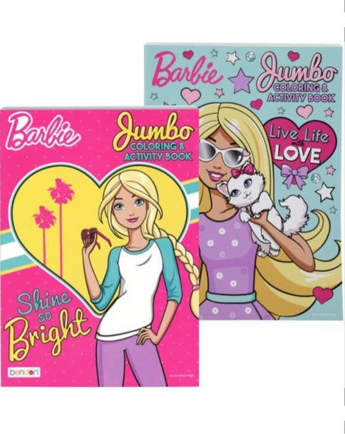 Barbie BIG 80 Page Assorted Coloring Book