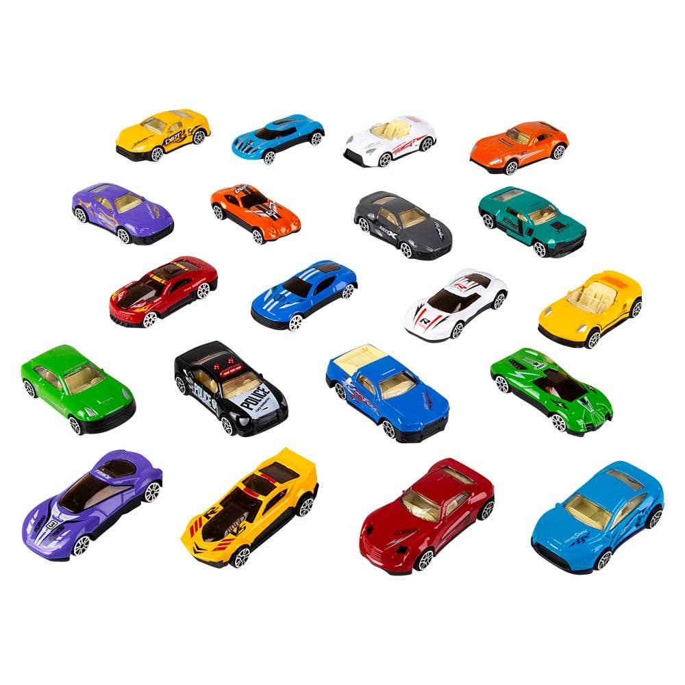 DIE-CAST CAR TUBE SET 1:64 SCALE LLB Car Toys